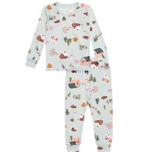 MODERN MOMENTS Unisex Sz 18 Months Christmas 2 Pc Stretchy Pajama Lounge Set NWT